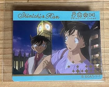 名探偵コナン　ストーリーカード　工藤新一　毛利蘭　人気柄　激レア 食玩 雑貨 8.工藤新一＆毛利蘭 「名探偵コナン 色紙ART3